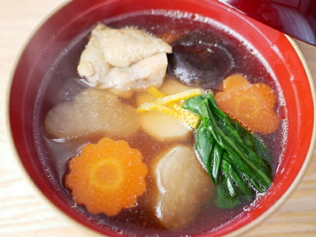 正月 お雑煮の作り方 簡単 おいしい 関東風 しょうゆベース